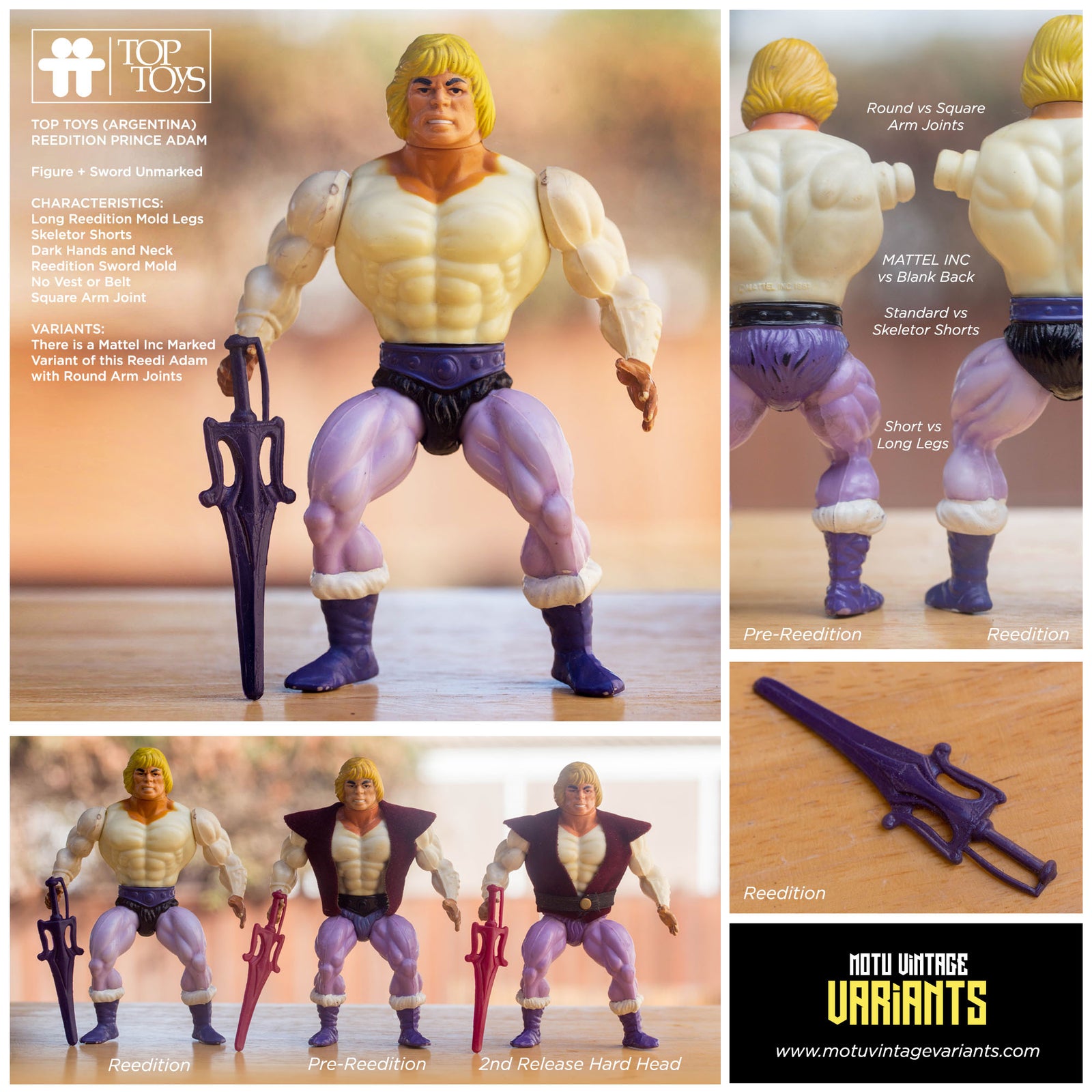 Prince Adam Reedition Top Toys (Argentina)