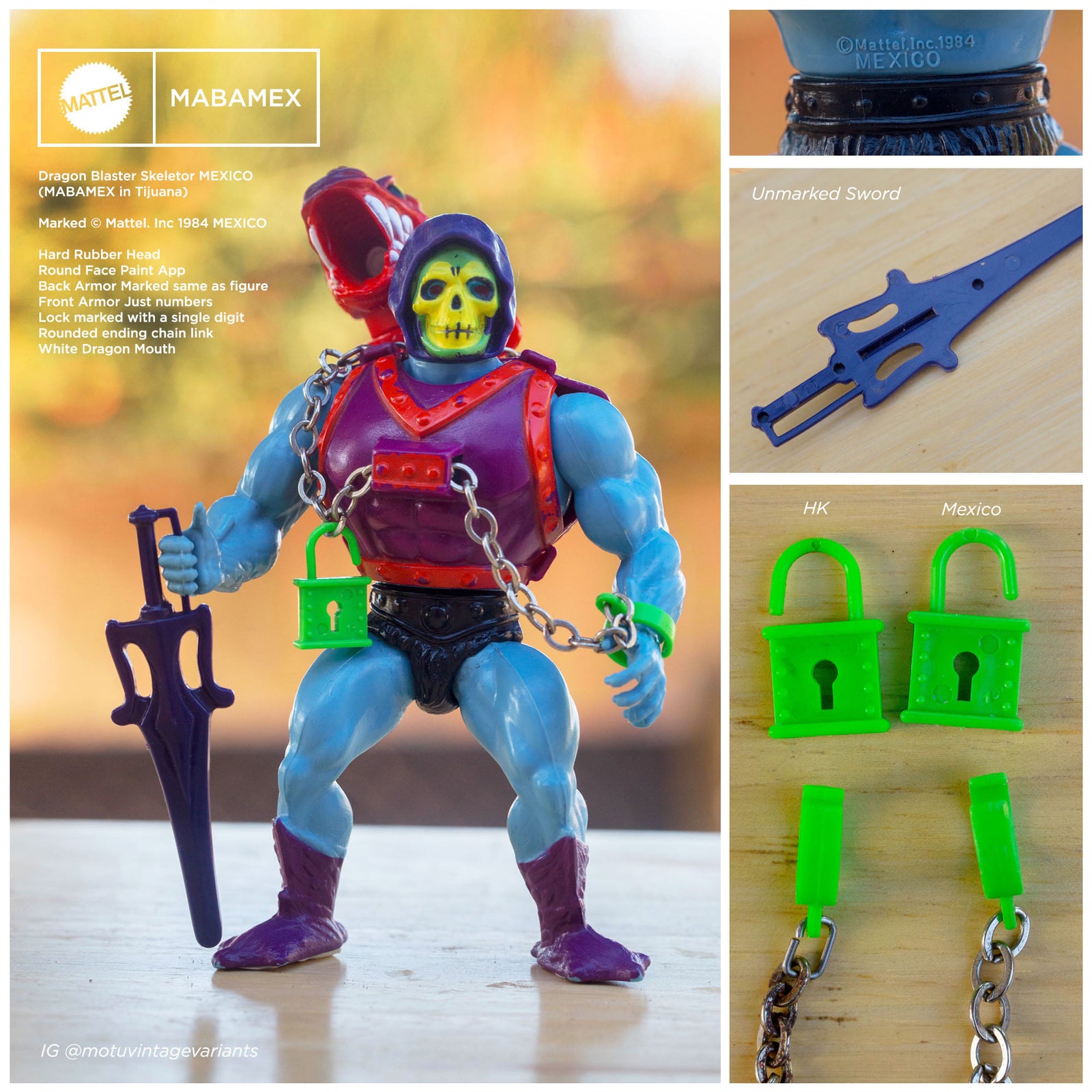 Dragon Blaster Skeletor Mabamex (Mexico)