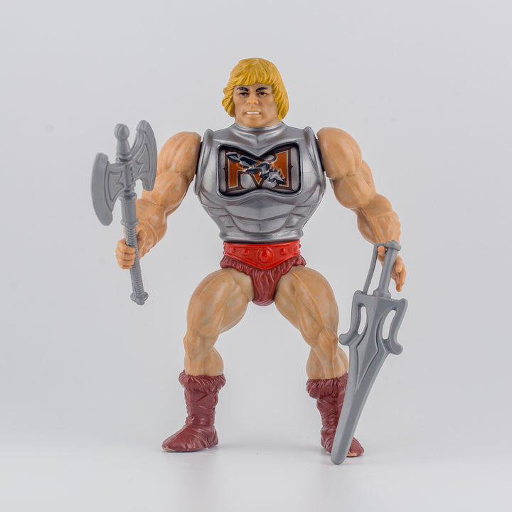 Aurimat Battle Armor He-Man (Taiwan Marked, Red Belt) - Front View