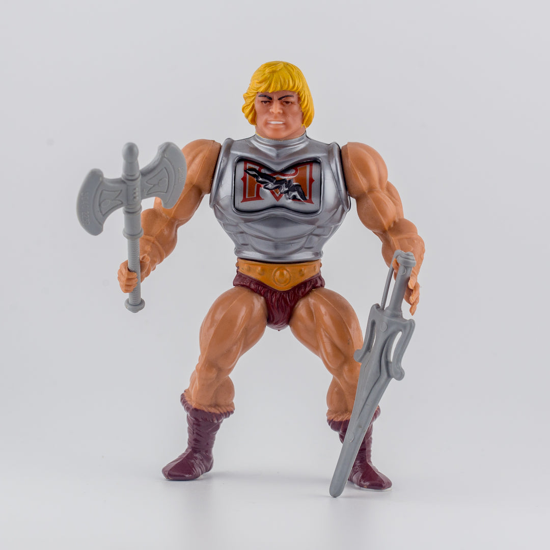 France Battle Armor He-Man (Dark Maroon Boots) - Front View