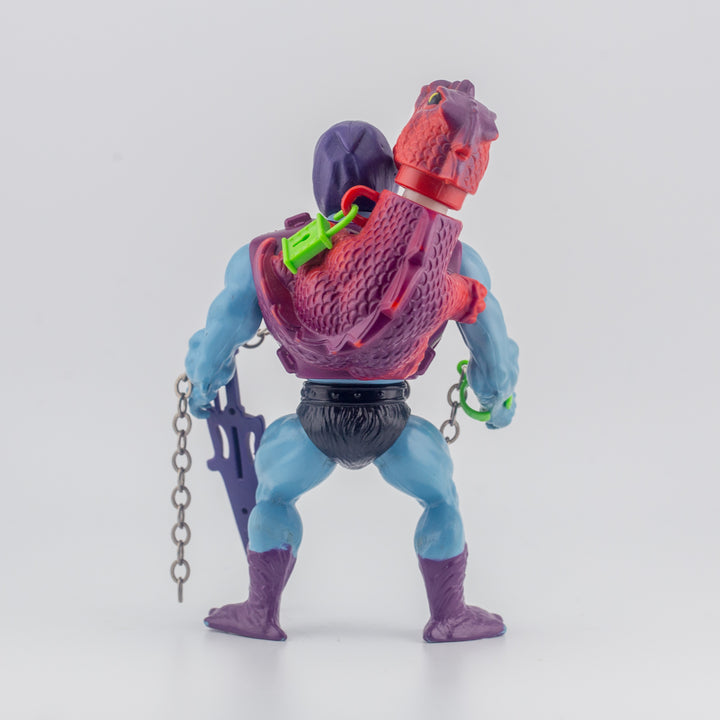 Mabamex Dragon Blaster Skeletor (Large, purple boots) - Back View