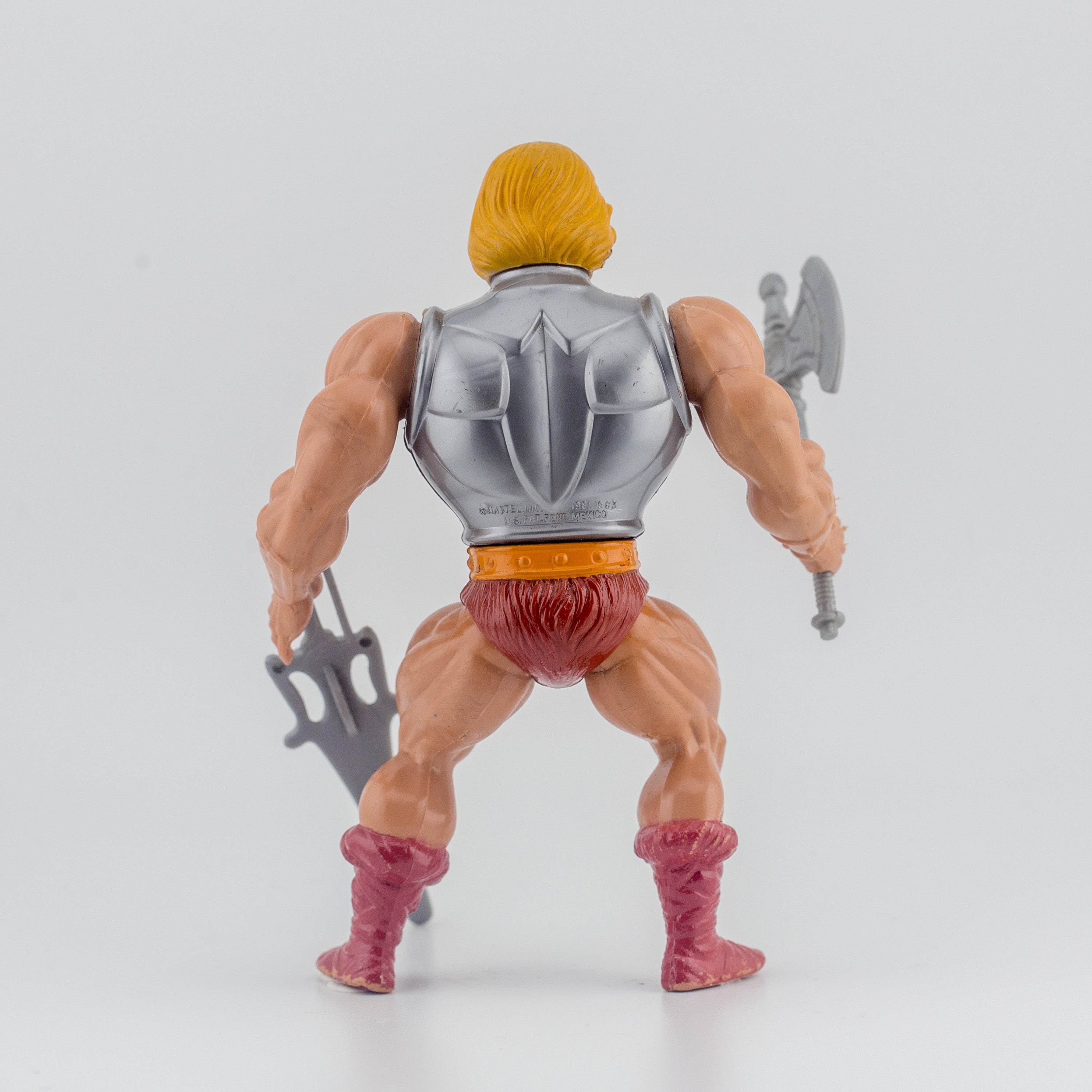 MOTU He-Man COMPLETE Vintage Mexico outlet Soft Head Figure NICE, extra axe as well