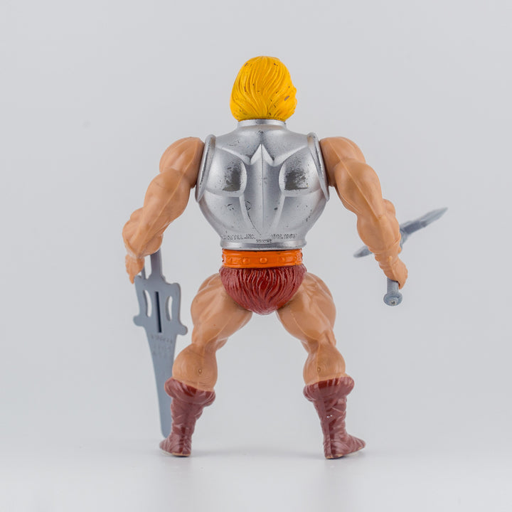 Spain Battle Armor He-Man (Silver, Chrome Painted) - Back View