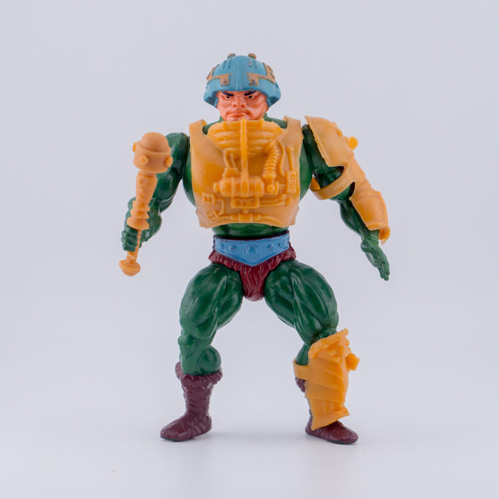 Top Toys Man-at-Arms (2nd Edition with dark green body) - Front View