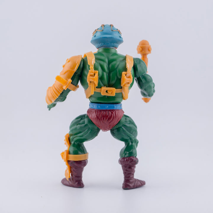 Top Toys Man-at-Arms (2nd Edition with dark green body) - Back View