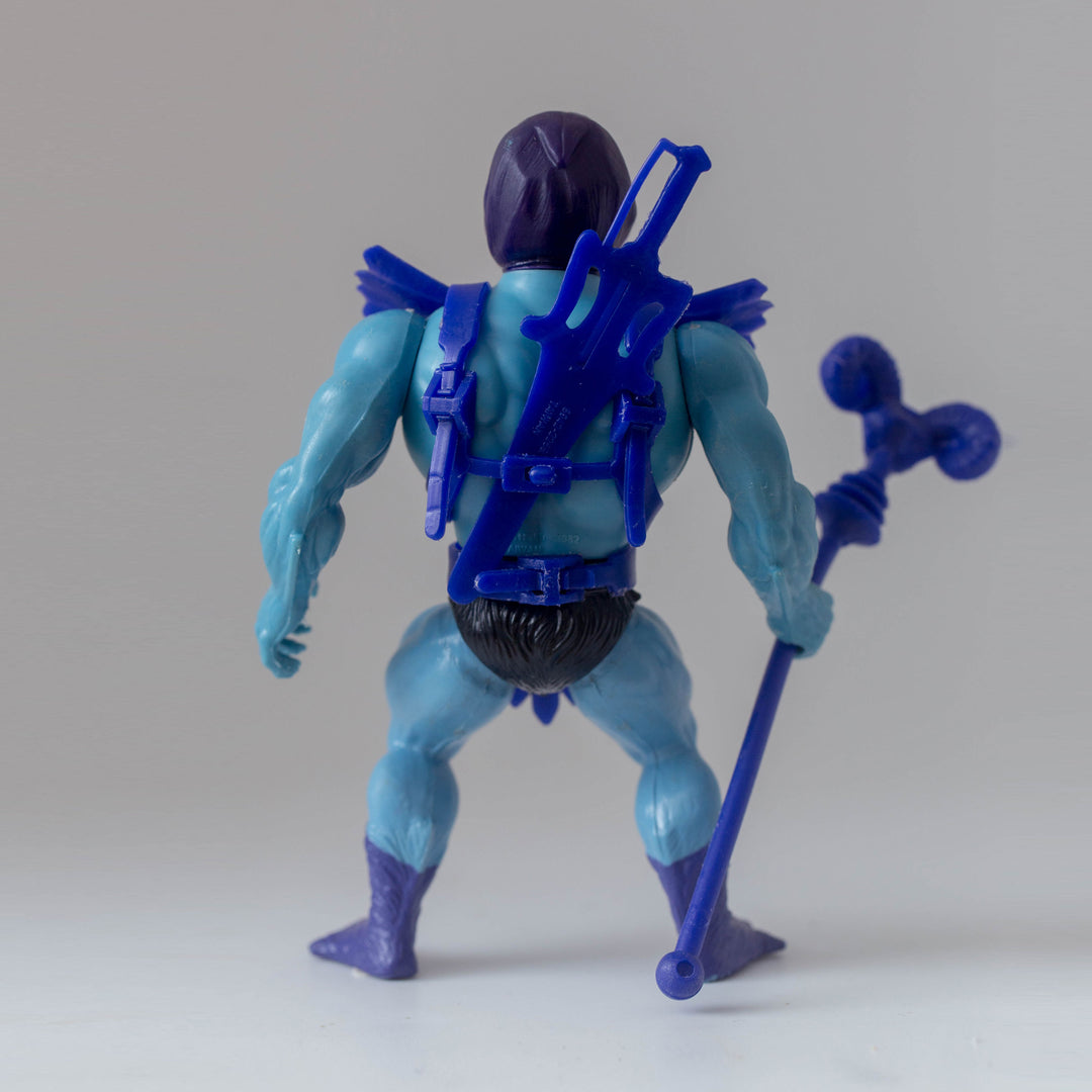 Taiwan Skeletor (Blue Accessories - 1982) - Back View