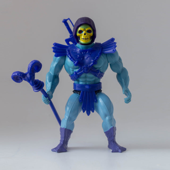 Taiwan Skeletor (Blue Accessories - 1982) - Front View
