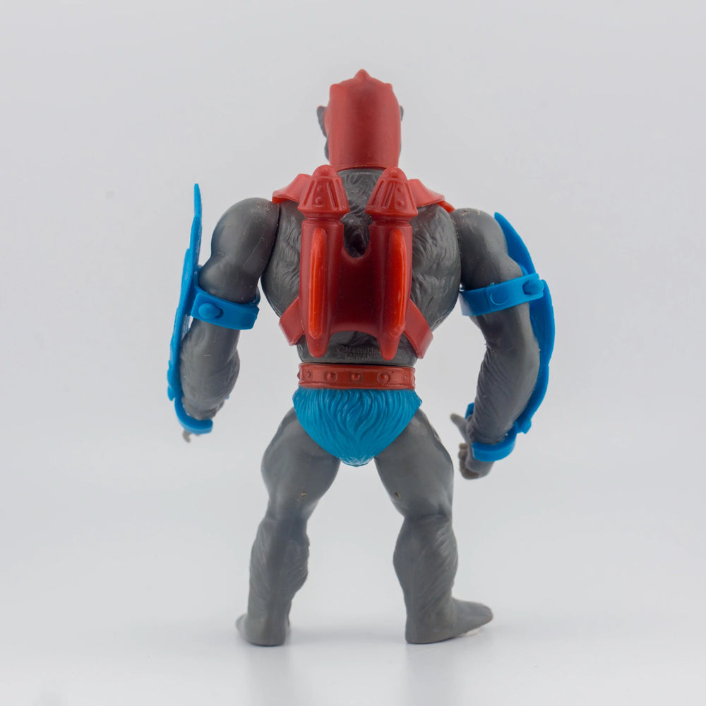 Taiwan Stratos (Blue beard, 3 notch, short strap) - Back View