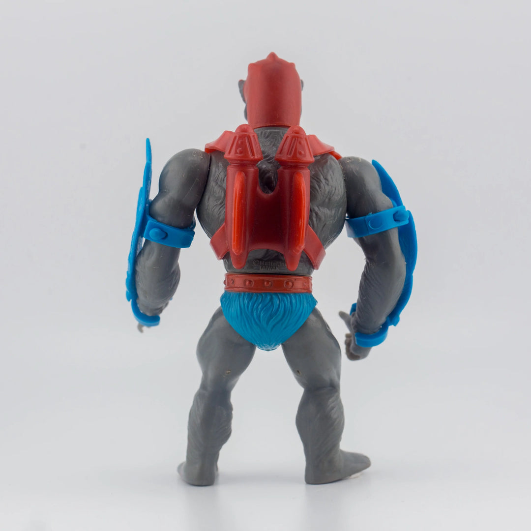 Taiwan Stratos (Blue beard, 3 notch, short strap) - Back View